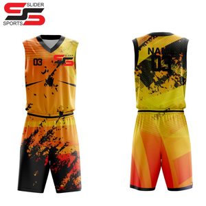 High Quality Men Basketball Jerseys Sets Sports Breathable Men Sports Wear Basketball Uniforms for Men - Product Image 3