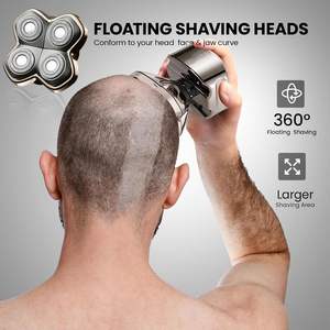 Cabezal de Repuesto Lavable para Afeitadora Eléctrica Mini, Afeitadora Rotativa para Afeitar la Cara y el Cuerpo - Product Image 3