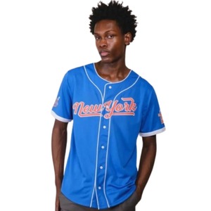 Ropa Deportiva Personalizada de Alta Calidad para Hombre, para Béisbol y Sóftbol, Transpirable, de Malla de Poliéster, con Estampado Digital, Cuello en V, Secado Rápido, para Equipo - Product Image 3