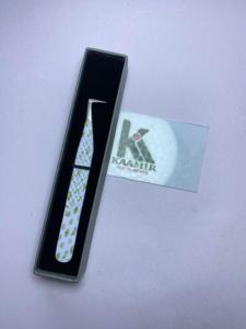 Pince à épiler professionnelle en acier inoxydable pour extensions de cils, revêtement papier, volume, vente chaude, disponible dans notre entrepôt - Product Image 6