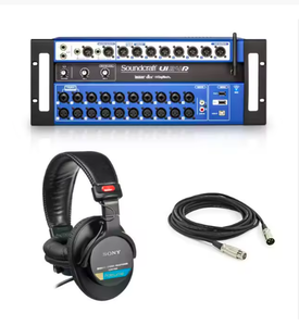 Mezclador Digital de 24 Canales Soundcraft Ui24R, Grabador USB Multipista con Control Inalámbrico - Product Image 1