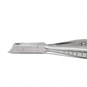 Custom Stainless Steel Finger Nail Clipper Cuticle Nipper Manicure <b>Pedicure</b> Tool <b>Set</b> with PU Leather Travel Case - Product Image 2