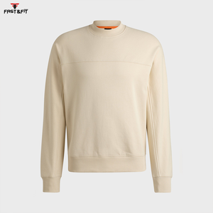 Sweat-shirt d'hiver de qualité supérieure à prix raisonnable, best-seller, en tissu polaire polyester/coton uni teint numérique, logo personnalisé - Product Image 4