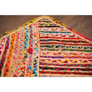 Alfombra duradera lavable de yute moderna ecológica personalizada para uso doméstico en sala de estar dormitorio cocina al aire libre Hotel o oración - Product Image 3