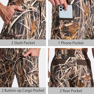Top Quality Hunting <b>Pants</b> for <b>Men</b> Water-Resistant Turkey Hunting <b>Camo</b> <b>Pants</b> for <b>Men</b> with 6 Pockets - Product Image 5
