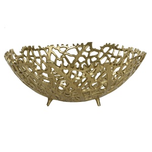 Diseño hecho a mano acabado plato para servir y cuencos vajilla cuencos para servir comida diseño áspero decoración interior Material sólido - Product Image 2