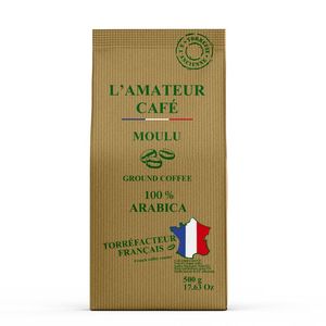 Le Temps Des Cerises Amateur, Café Molido 100% Arábica, 500g (17.6 Oz), Tueste Medio, Certificado IFS, Café Gourmet Premium - Product Image 1