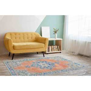 Tapis imprimé vibrant, tapis d'appoint, tapis bohème, tapis de bureau, tapis gobelin - Product Image 4