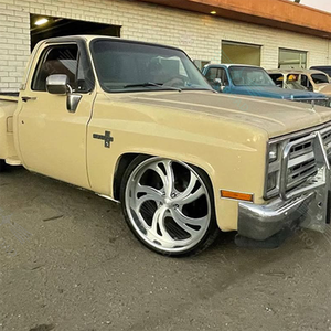 Jantes en alliage forgé chromées concaves 2 pièces 20 22 24 26 pouces, jantes chromées, moyeux américains, lèvres profondes, 5 6 boulons pour Chevrolet <span class=keywords><strong>Silverado</strong></span> - Product Image 5