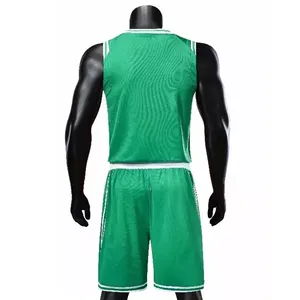Uniforme de basket-ball professionnel pour hommes sur mesure 100% Polyester équipe porter des vêtements de sport à séchage rapide maillot et short respirants - Product Image 4