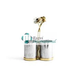 Nickle Plated Hammered Glass Flatware Holder with Silver Leaf Detail Attractive Design <b>Cutlery</b> Holder With Superior Quality - Product Image 3