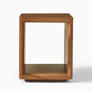 Comodino in legno di TEAK stile scandinavo minimalismo soggiorno sala da pranzo
