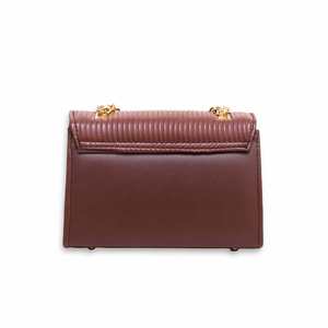 Sac à bandoulière décontracté marron P55481 Compagnon de shopping élégant - Product Image 1