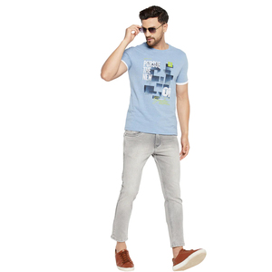 ชุดลำลองของผู้ชายเสื้อยืดใส่วิ่งสีพื้นแบบสั่งทำพิมพ์โลโก้ได้ตามต้องการ - Product Image 2