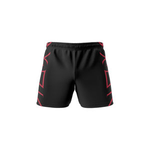 Shorts de rugby en polyester pour hommes de haute qualité, personnalisés, couleur unie, ensembles unisexes avec logo personnalisé, respirants, antibactériens - Product Image 2