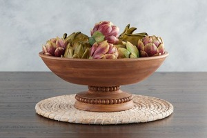 Cuenco de madera Diseño moderno Ensaladera de madera personalizable ecológica - Product Image 2