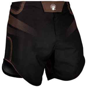 Shorts de combat MMA personnalisés imprimés par transfert thermique, haute qualité, séchage rapide, écologiques, respirants, polyester/coton, logo frontal - Product Image 5
