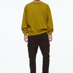 Ensemble de vêtements de sport deux pièces décontractés pour hommes Sweat à capuche en gros et pantalon en toile vierge - Product Image 1