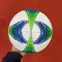Ballon de football d'entraînement 2026 de haute qualité, écologique, léger, pour intérieur/extérieur, en cuir PU, TPU thermocollé, cousu à la machine