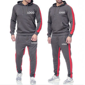 Men's Printed Solid Plus Size Joggers Sweat <b>Pants</b> Hoodie Set Custom 100% Cotton Quick Dry Breathable Lightweight Autumn - Product Image 3
