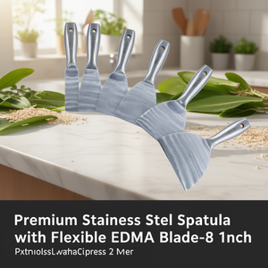 ไม้พายสแตนเลสพรีเมียมพร้อมใบมีด EDMA แบบยืดหยุ่น-8 นิ้ว - Product Image 3