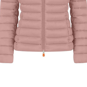 Veste matelassée en toile tricotée respirante et confortable pour femmes, grande taille, imperméable, design simple, couleur unie, pour l'hiver - Product Image 4