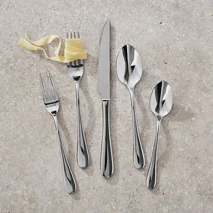 Ensemble élégant de couverts en métal en acier inoxydable pour banquets d'hôtel service alimentaire cinq étoiles et événements officiels - Product Image 3