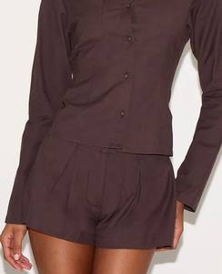 Pantalones cortos para correr de cintura alta de verano de alta calidad, pantalones cortos de gimnasio de entrenamiento atlético transpirables de secado rápido con bolsillos, comodidad fresca - Product Image 5