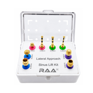 Dental Implant Lateral Approach Sinus Lift Kit Reamers <b>Diamond</b> Coated <b>Drills</b> Set Custom Logo R.A.A.INTERNATIONAL Model RAA-112 - Product Image 1