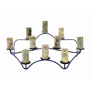 Bougeoir en cristal, décoration de la maison, autre support de bougie brillant, pour l'intérieur et l'extérieur - Product Image 2