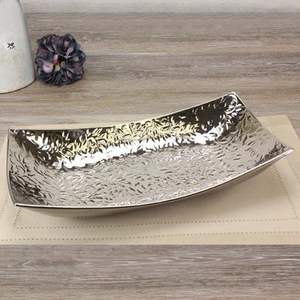 Polished Metal Chocolate <b>Tray</b> With <b>Mirror</b> Finished Great For Stylish Gifting And Tabletop Serving - Product Image 3
