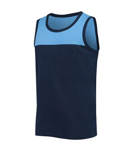 Vente en gros été 100% coton Workout Sleeveless Hoodies Hommes Muscle Fitness Gym Musculation Couper Stringer Débardeur - Product Image 5