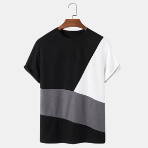 เสื้อยืดผู้ชายดีไซน์ทันสมัยใหม่พร้อมการออกแบบที่กําหนดเองและการพิมพ์โลโก้แห้งเร็วพร้อมโลโก้ที่กําหนดเองขายส่งสั่งทํา OEM - Product Image 6