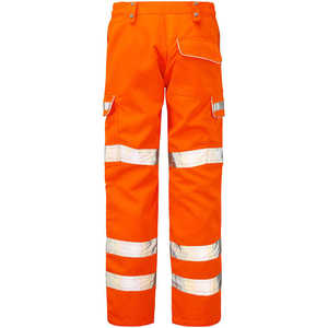 Polyester Cotton Corduroy Breathable Cordura <b>Drawstring</b> Flat Casual Plus Size Reflective Safety High Visibility Work Trousers - Product Image 5