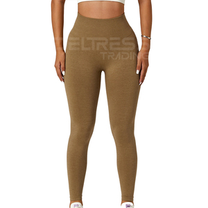 Nuevas mallas de gimnasio de cintura alta a cuadros Premium para mujer, pantalones deportivos de Yoga con realce, cierre de cintura elástica, transpirables, de secado rápido, a bajo precio - Product Image 5
