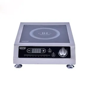 Aparato de cocina 3500W Cocina de Inducción multifuncional estufa de inducción perilla Led estufa SY Hotpot mesa eléctrica de acero inoxidable