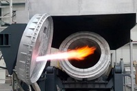 Horno Rotatorio Inclinable para Fundir Aluminio, Horno de 1 Tonelada de Capacidad con Tecnología Avanzada Disponible a Precio de Exportación