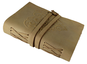 Diario de Cuero Genuino Vintage, Papel con Impresión Personalizada, Diario de Tapa Dura de Cuero de Búfalo, Cuaderno de Tapa Dura con Sensación Suave - Product Image 2