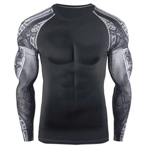 Rashguard CABRA WEAR BJJ para Hombre, Ecológico, Spandex/Poliéster |   Camiseta de Entrenamiento de MMA Transpirable de Manga Larga |   Tela que Absorbe la Humedad - Product Image 2