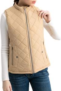 Nouveau gilet matelassé antibactérien à capuche pour homme, sans manches, ample, résistant à l'eau, fermeture éclair sur le devant, logo, veste en laine/polyester - Product Image 3