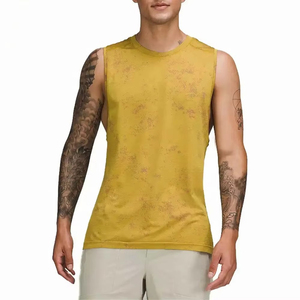 เสื้อกล้ามออกกำลังกายผู้ชายคุณภาพสูง แห้งเร็ว ระบายอากาศได้ดี ผ้าฝ้าย 100% สไตล์วินเทจ สำหรับฟิตเนส เพาะกาย - Product Image 6