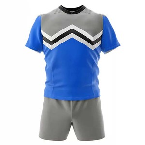 Uniformes de Rugby Transpirables de Talla Grande para Hombre, Conjuntos de Uniformes de Rugby 100% Poliéster de Secado Rápido, Logotipo Personalizado, Impresión por Sublimación, Deporte - Product Image 4