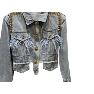 Veste courte ample tendance automne-hiver, élégante, chaude, décontractée, tendance, légère, confortable, coupe-vent - Product Image 1