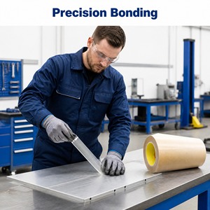 Nastro <span class=keywords><strong>Biadesivo</strong></span> Acrilico <span class=keywords><strong>3M</strong></span> 950, Nastro Trasparente Sensibile alla Pressione per Imballaggio - Product Image 3