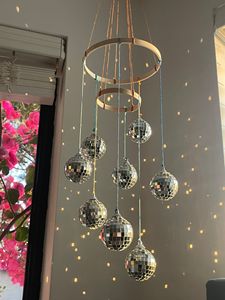 Luces Decorativas Colgantes de Mosaico de Vidrio Hechas a Mano TCE, Decoración para el Hogar de Acción de Gracias, Sala de Estar, Dormitorio, Fiesta, Estilo Interior - Product Image 2