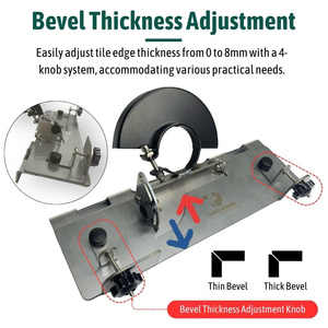 High Quality GL-100 Manual Tile Cutter Easy Thickness Adjustment 16mm Capacity Chamfering Tool and <b>Angle</b> <b>Grinder</b> OEM Service - Product Image 4