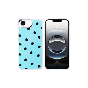 ASMA Hadra Coque antichoc en silicone motif cœur Airbag pour iPhone 12 Pro Max XR, étui de protection électroplaqué pour iPhone - Product Image 1