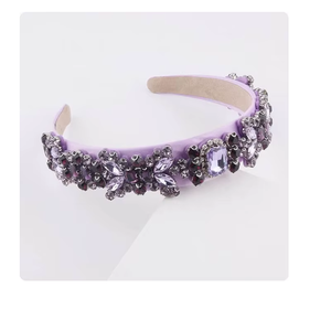 Unique Seed Bead Embellished <b>Headband</b> Stylish Statement Accessory for Casual and Dressy Outfits - Product Image 1