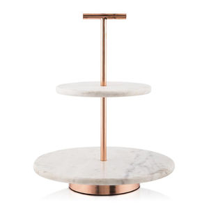 Support à gâteau en forme de cœur en aluminium émaillé Plateau tournant pour la décoration Support à gâteau rotatif - Product Image 2