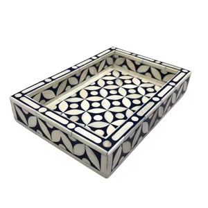 Bandeja de servicio ecológica con Diseño Artesanal, lo mejor para la presentación de alimentos, Decoración de cocina, estilo de hotel, mesa y uso de almacenamiento - Product Image 6